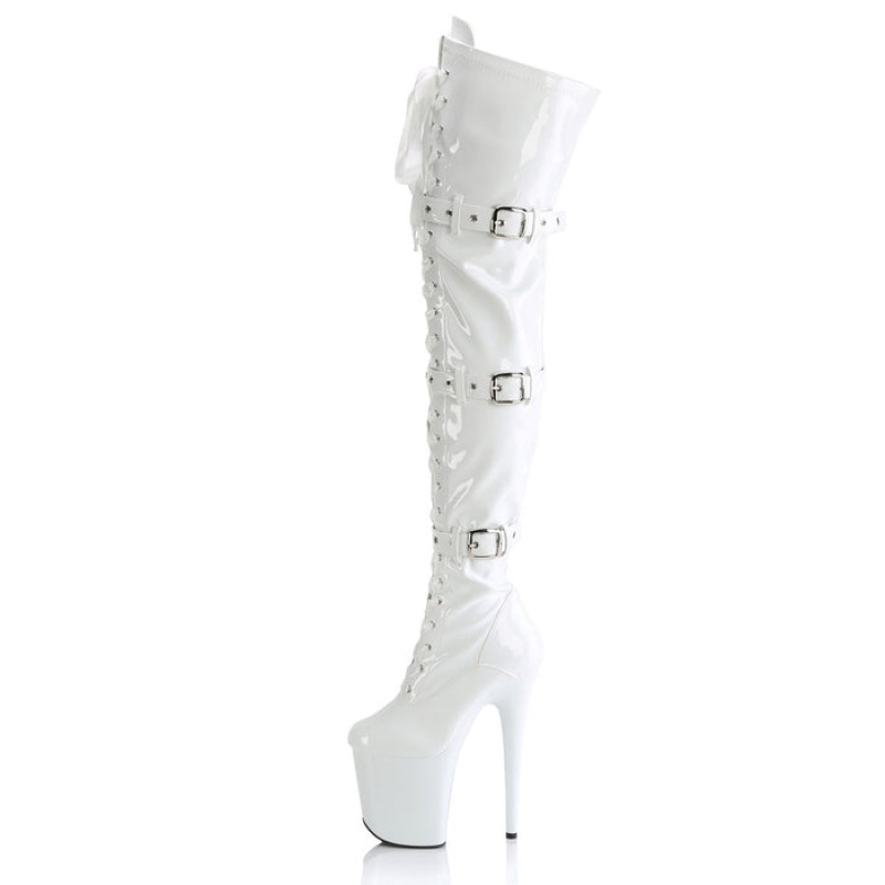 White Pleaser Flamingo-3028 Women's Boots | DI9138205