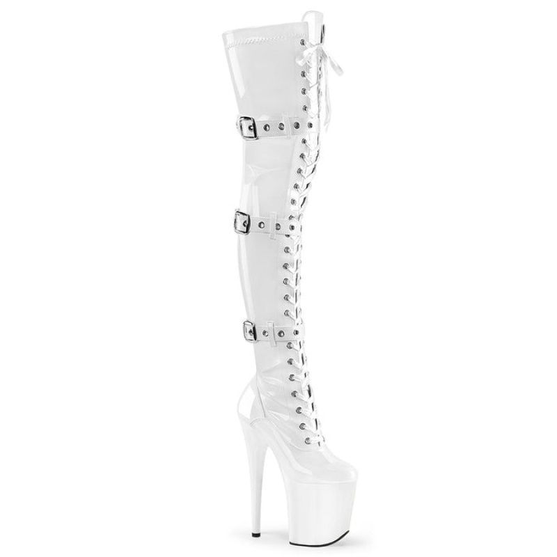 White Pleaser Flamingo-3028 Women's Boots | DI9138205