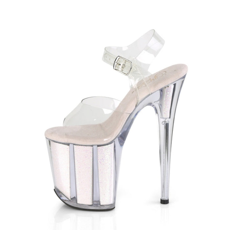 White Pleaser Flamingo-808G Women's Sandals | TU3517069