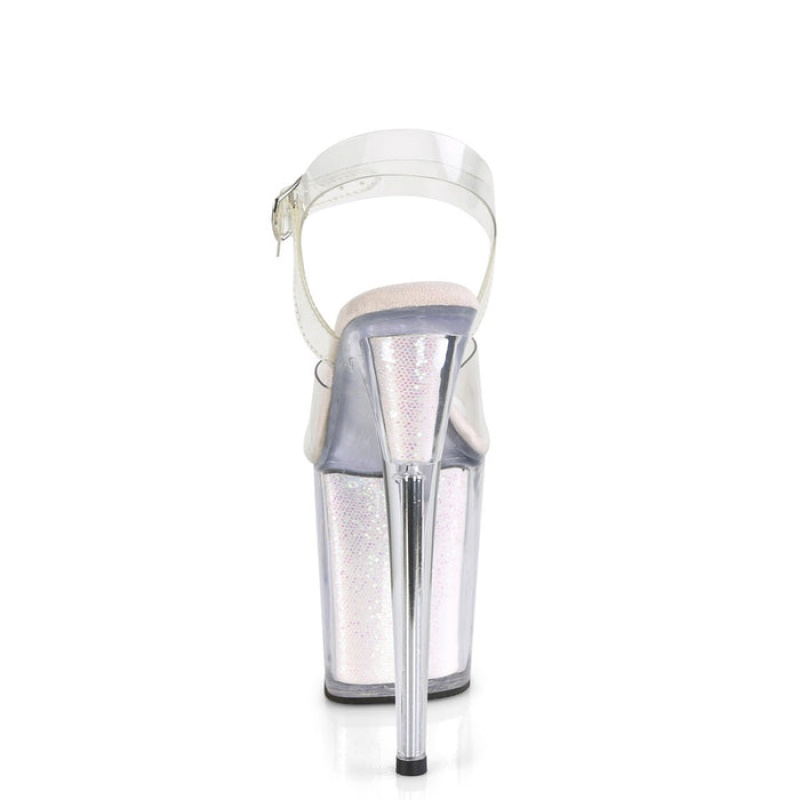 White Pleaser Flamingo-808G Women's Sandals | TU3517069