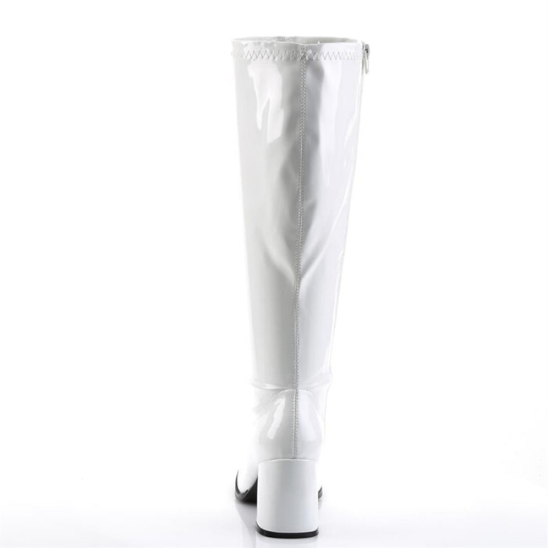 White Pleaser Gogo-300WC Women's Boots | XH7105286