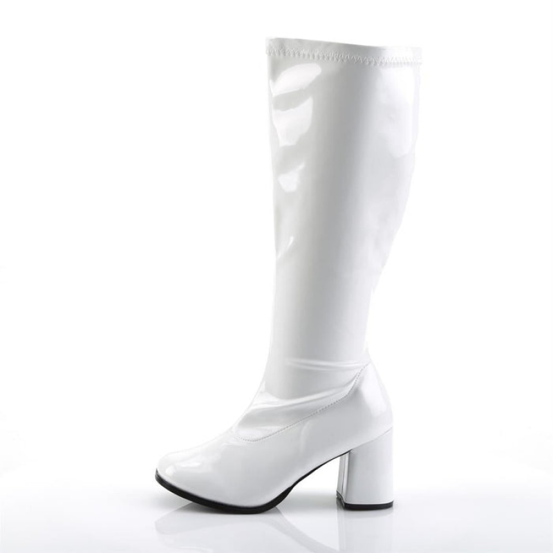 White Pleaser Gogo-300X Women's Boots | HA0396184