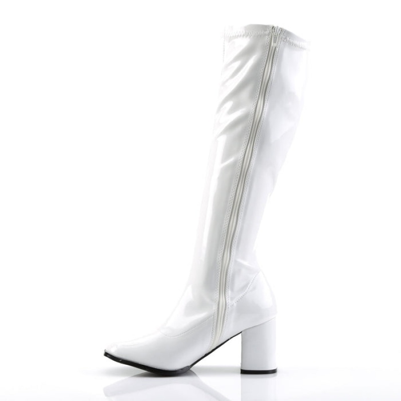 White Pleaser Gogo-300 Women's Boots | YE8357214