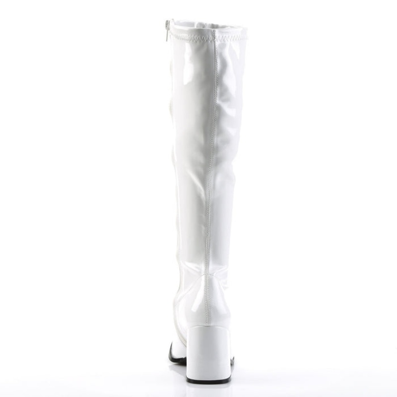 White Pleaser Gogo-300 Women's Boots | YE8357214