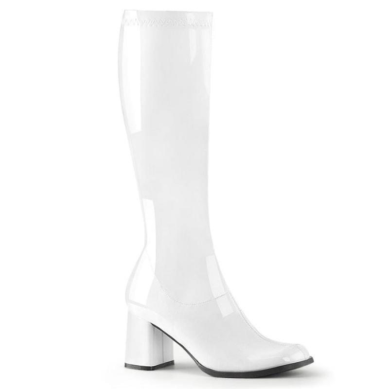 White Pleaser Gogo-300 Women's Boots | YE8357214