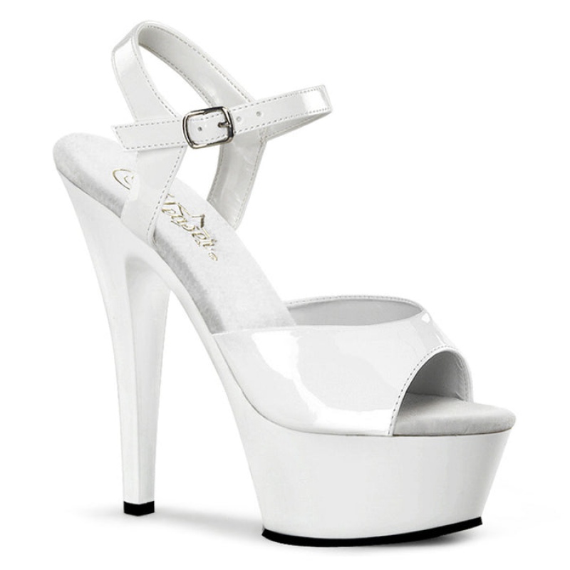 White Pleaser Kiss-209 Women's Sandals | GC9827134