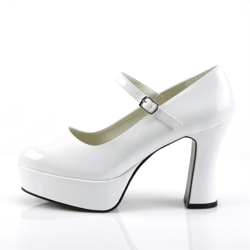 White Pleaser Maryjane-50 Women's Pumps | VN0638754