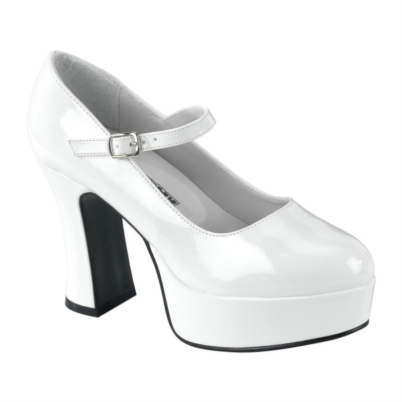 White Pleaser Maryjane-50 Women's Pumps | VN0638754