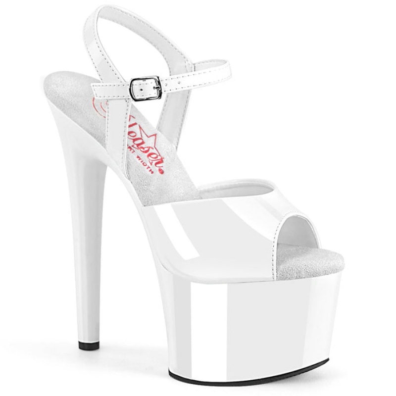 White Pleaser Passion-709 Women's Sandals | ND7142359