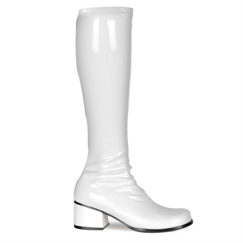 White Pleaser Retro-300 Women's Boots | XS6923854