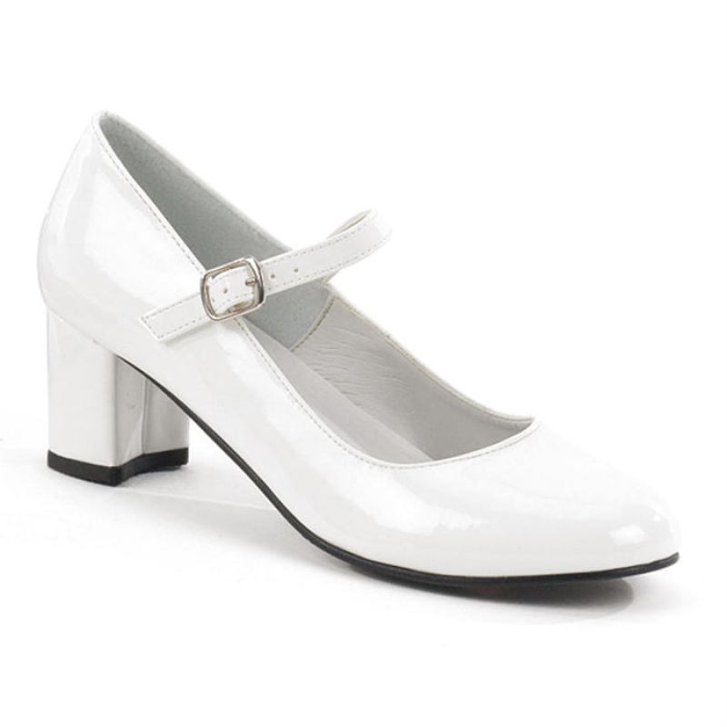 White Pleaser Schoolgirl-50 Women's Pumps | EJ6205197