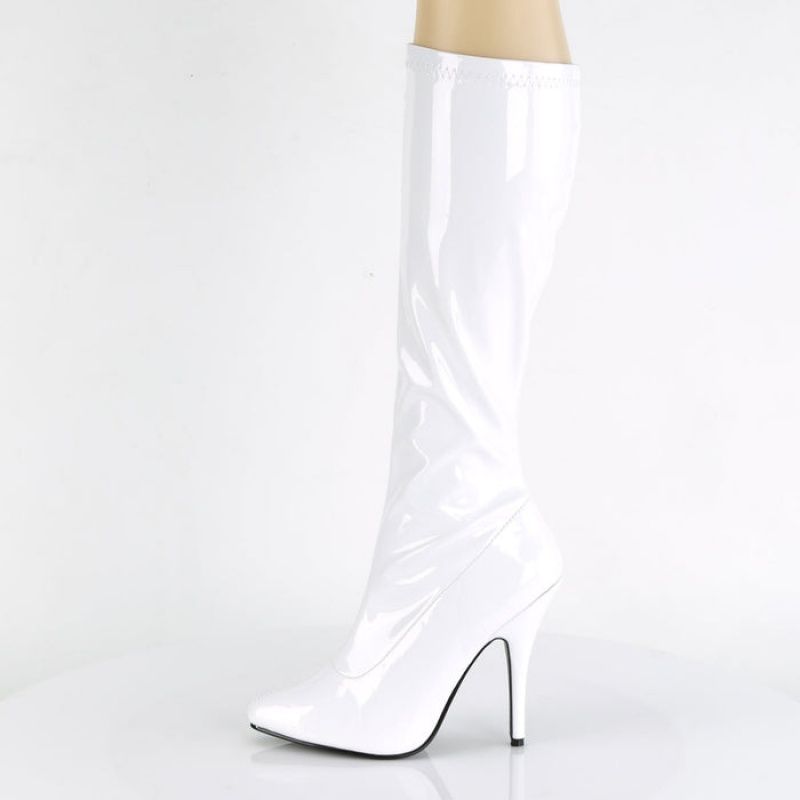 White Pleaser Seduce-2000 Women's Boots | YV0154267