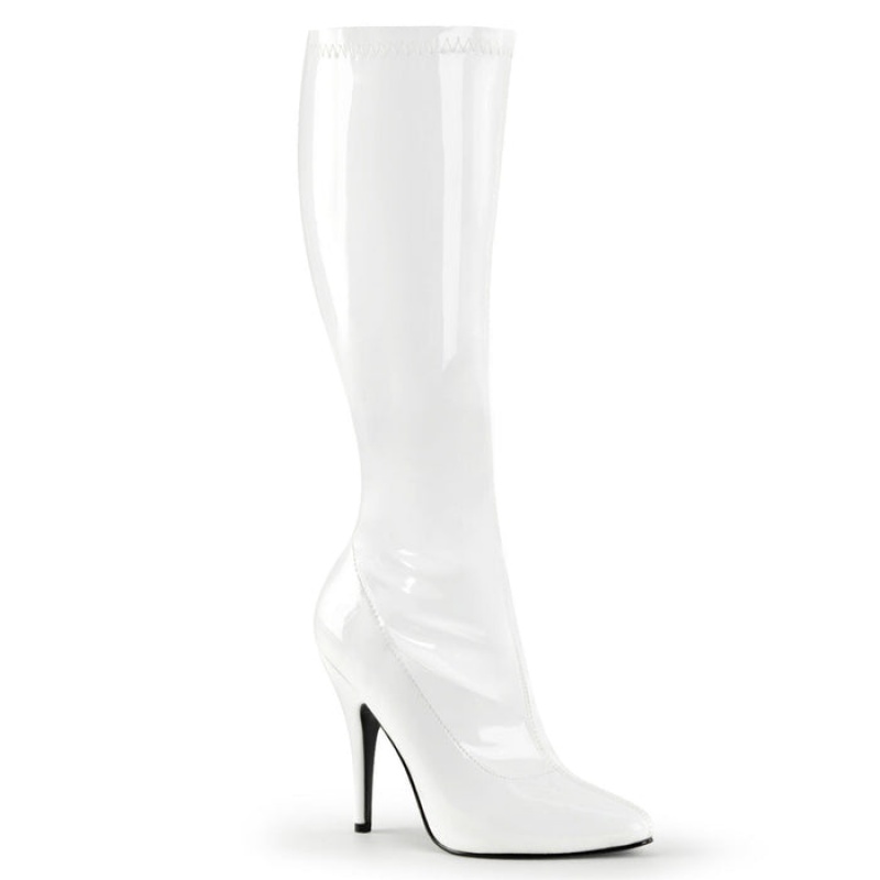 White Pleaser Seduce-2000 Women's Boots | YV0154267