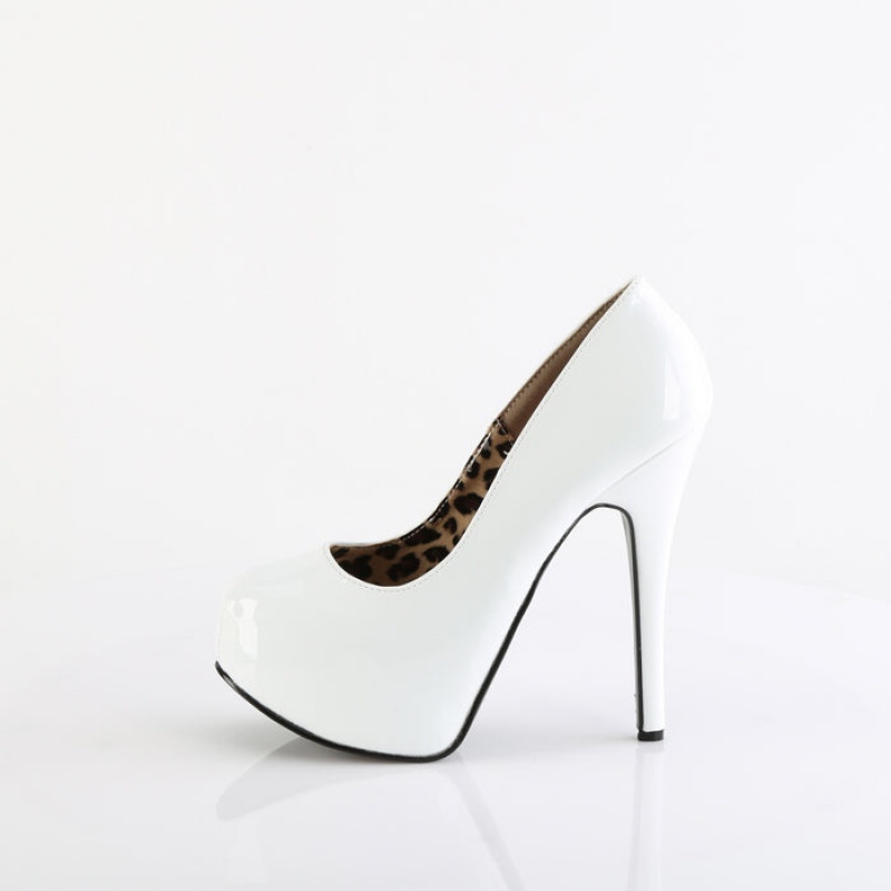 White Pleaser Teeze-06 Women's Pumps | GY6239541