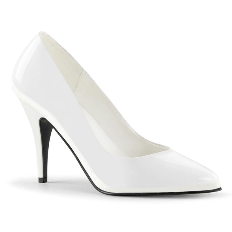 White Pleaser Vanity-420 Women's Pumps | SH8302196