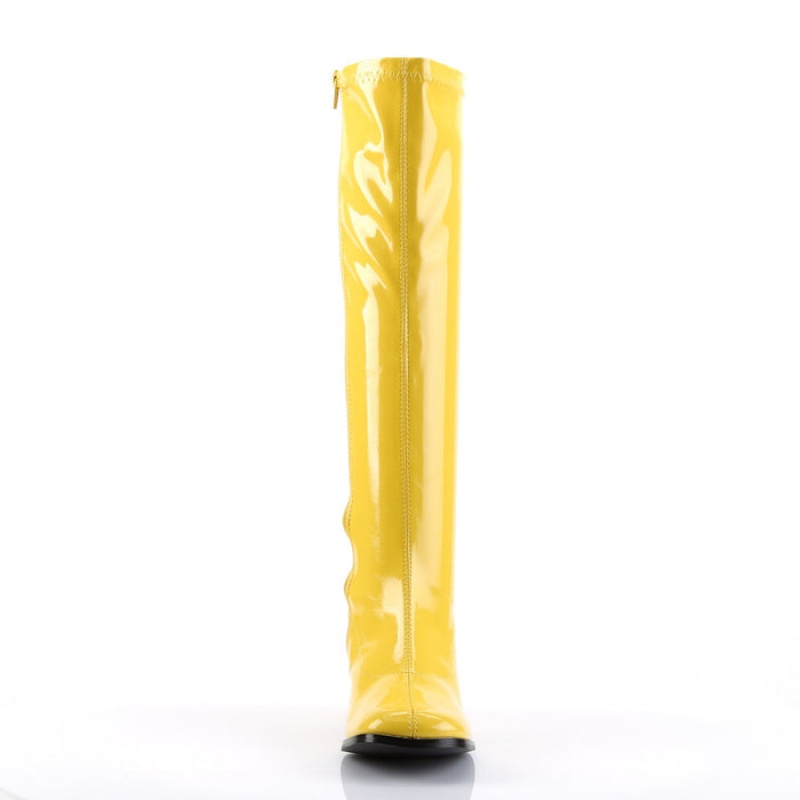 Yellow Pleaser Gogo-300 Women\'s Boots | TP1954638